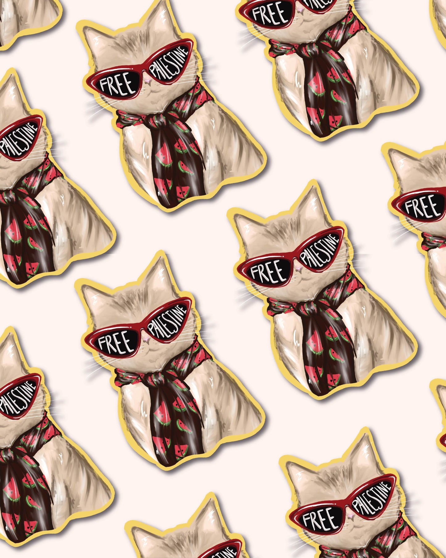 FREE CAT STICKER
