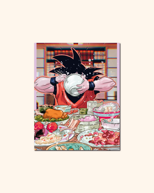GOKU EAT PRINT