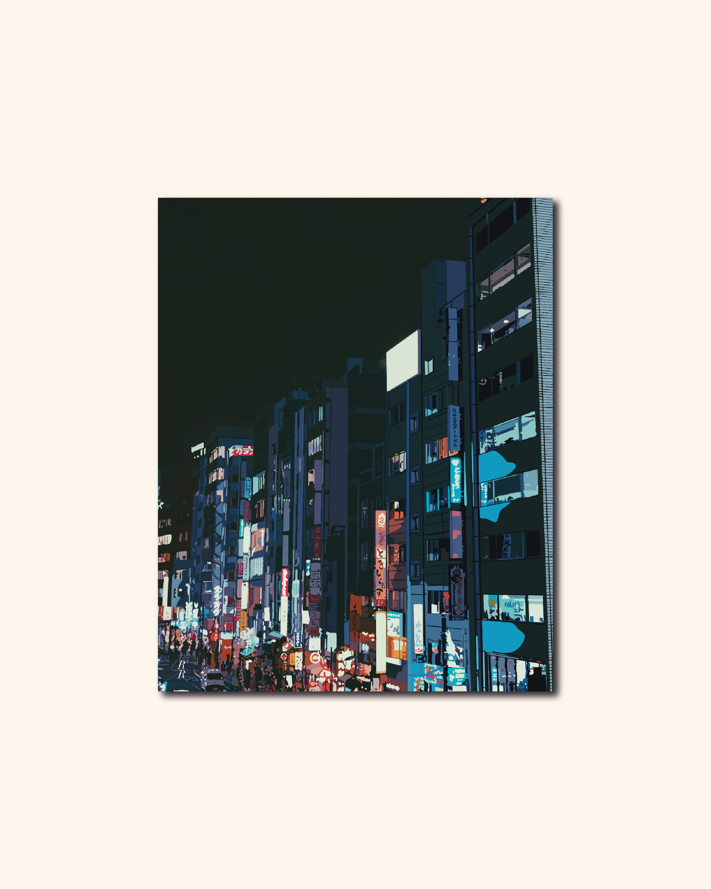TOKYO BY NIGHT PRINT
