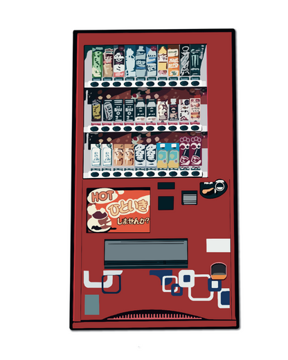 VENDING MACHINE STICKER