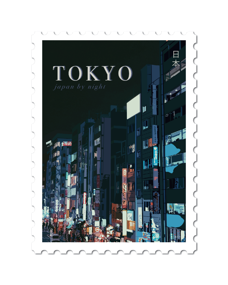 TOKYO BY NIGHT STICKER