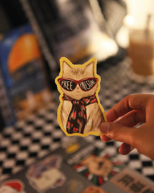 FREE CAT STICKER